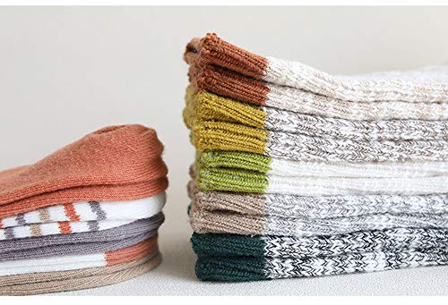 Qandsweet Knitting Socks Keep Warm Unisex Baby Non-Slip Knee-High Stockings For Toddler Little Boy Girls 2-4T thumb #4