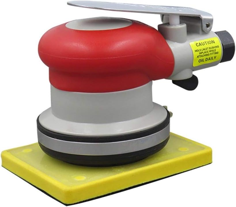 Rectangular Pneumatic Sandpaper Machine, Car Waxing, Wind-powered Polishing Dry Grinder