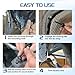 JUSTTOP 60PCS Nylon Universal Cable Tie Buckle for Car,Automotive Zipper Clips,Push Pin Clip Car Daily Repair,Snap-Fit Bumper Retainer Fender Liner Door Panel Fastener
