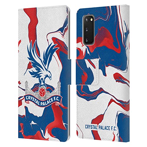 Housse en cuir premium motif marbre Crystal Palace FC pour Galaxy S20 5G