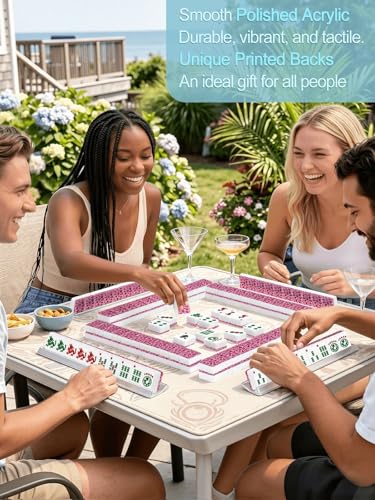 Set Grande de Mahjong Americano con Estuche de Viaje miniatura 5