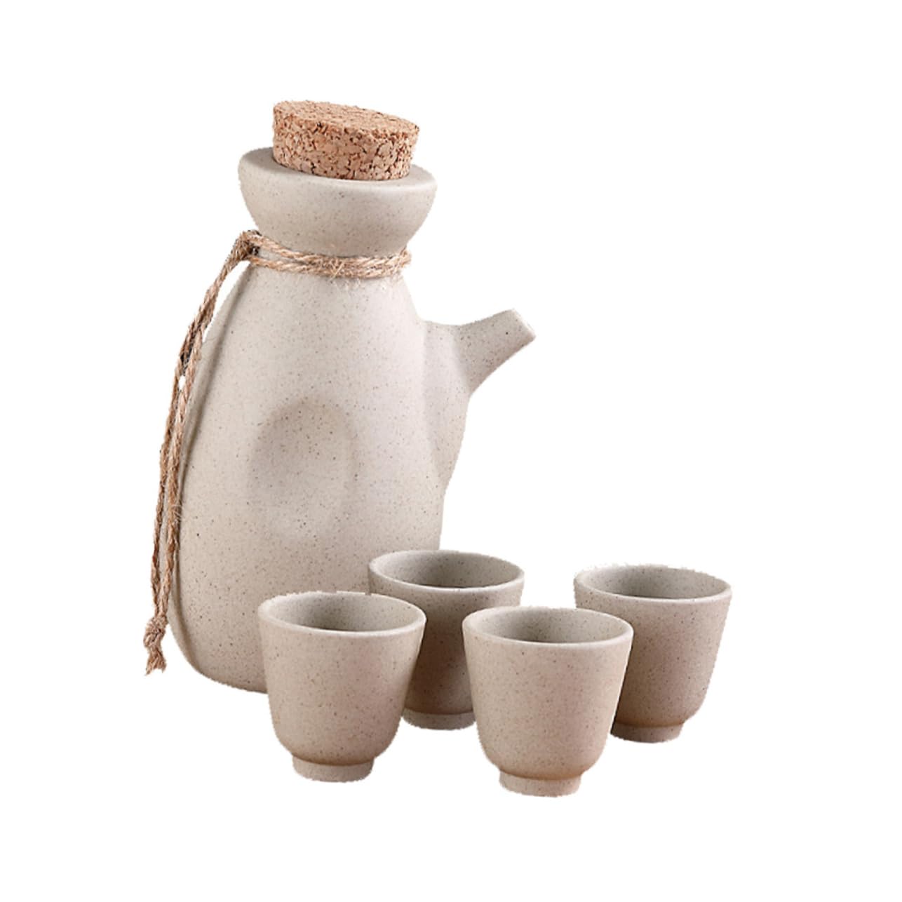 Zerodeko 1 Juego De Sake Taza De Vino Jarra De Sake Botella para Servir Sake Tazas De Porcelana Sake Botella De Bebida Caliente Saki Botella De Sake Japonés Hervidor De Agua Cerámica Saki