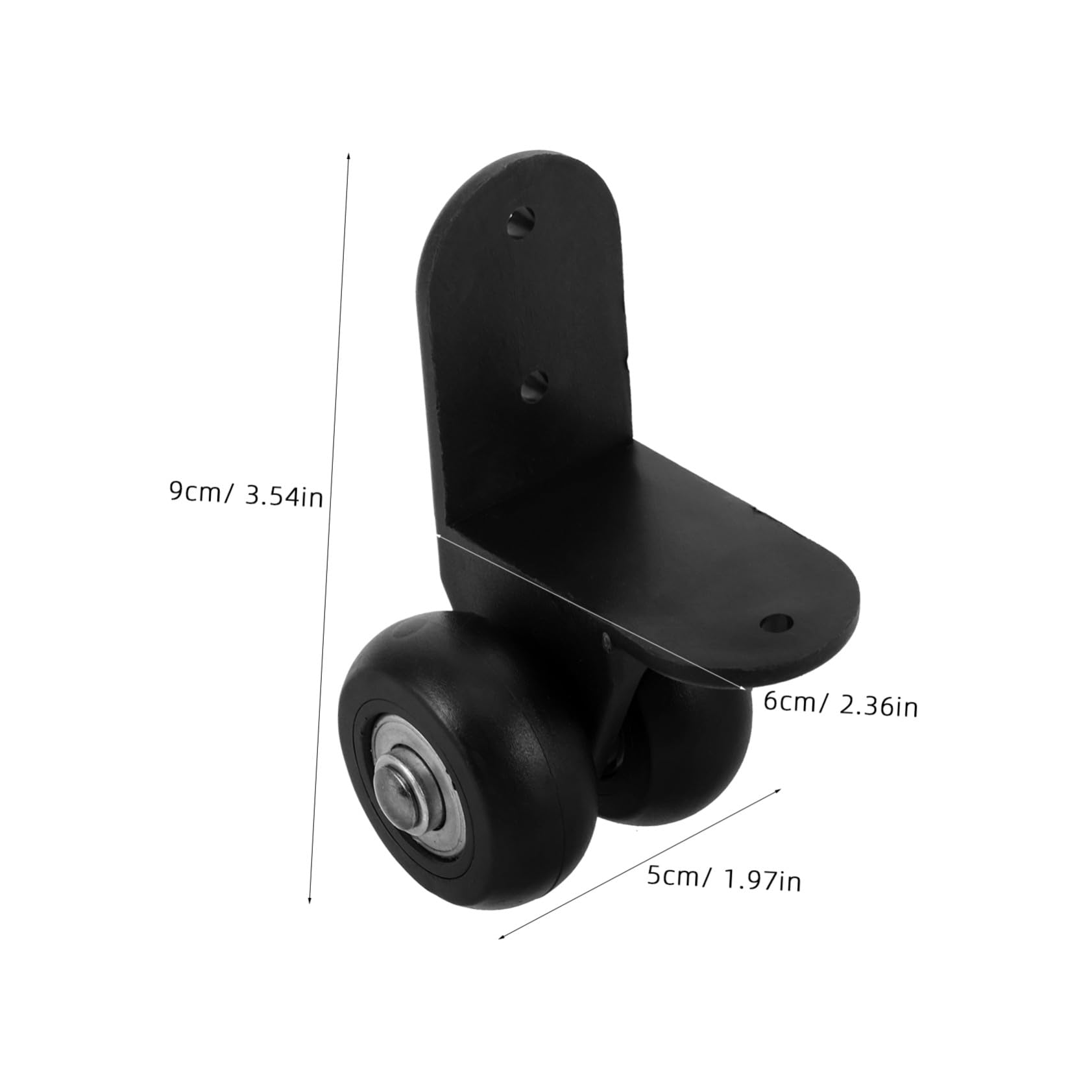 SHINEOFI Heavy Duty Swivel Speaker Caster Wheels for Portable Audio Cart Smooth Rolling Indoor Event Use Replacement Pair
