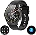 Hatieo Smartwatch zum Telefonieren, Fitnessuhr mit Pulsuhr Sportuhr mit Monitor, Blutdruckmessgerät, Stimmenkontrolle, Kalorien, Anruf SMS, Schlafmonitor Damen Herren Armbanduhr, für Android iOS