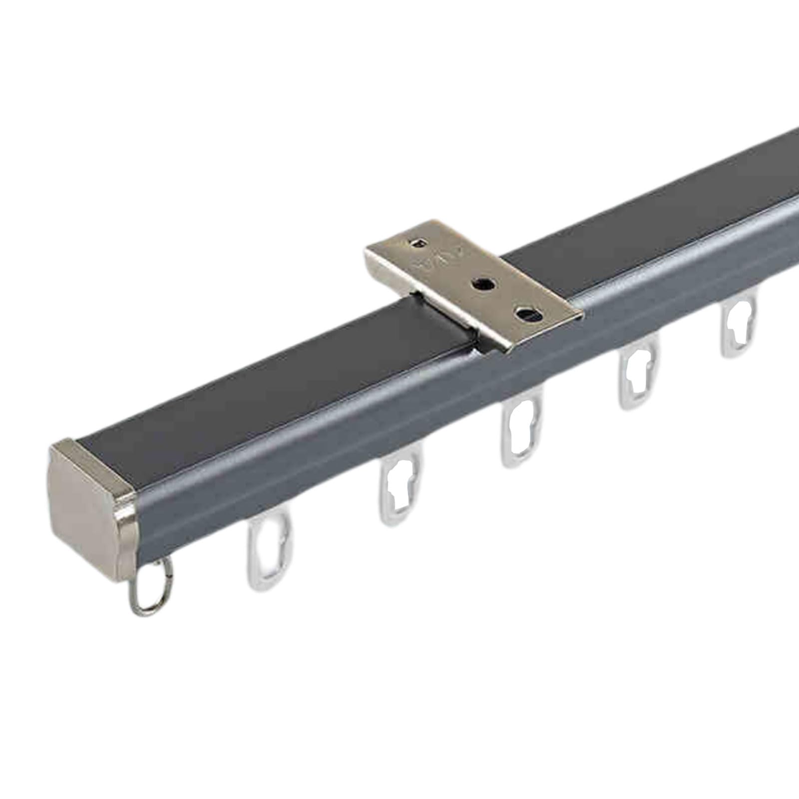 Wave Curtain Rail Track, Sliding Curtain System for Living Rooms & Bathrooms, Adjustable Ceiling Mount, Smooth Operation, Ideal for Shower Curtains & Home Decor