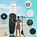 Triclicks 10'x30 Inflatable Stand Up Paddle Board, Ultra-Light Wide Yoga Board for All Skill Levels with Premium SUP Paddleboard Accessories, 84L Waterproof Bag, Anti-Slip Deck for Youth & Adult