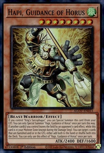 Amazon.com: Hapi, Guidance of Horus - AGOV-EN013 - Super Rare