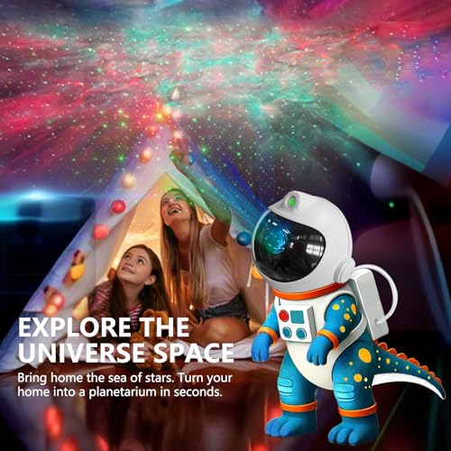 Projecteur Galaxy astronaute dinosaure avec télécommande et 8 modes d'ambiance - 6