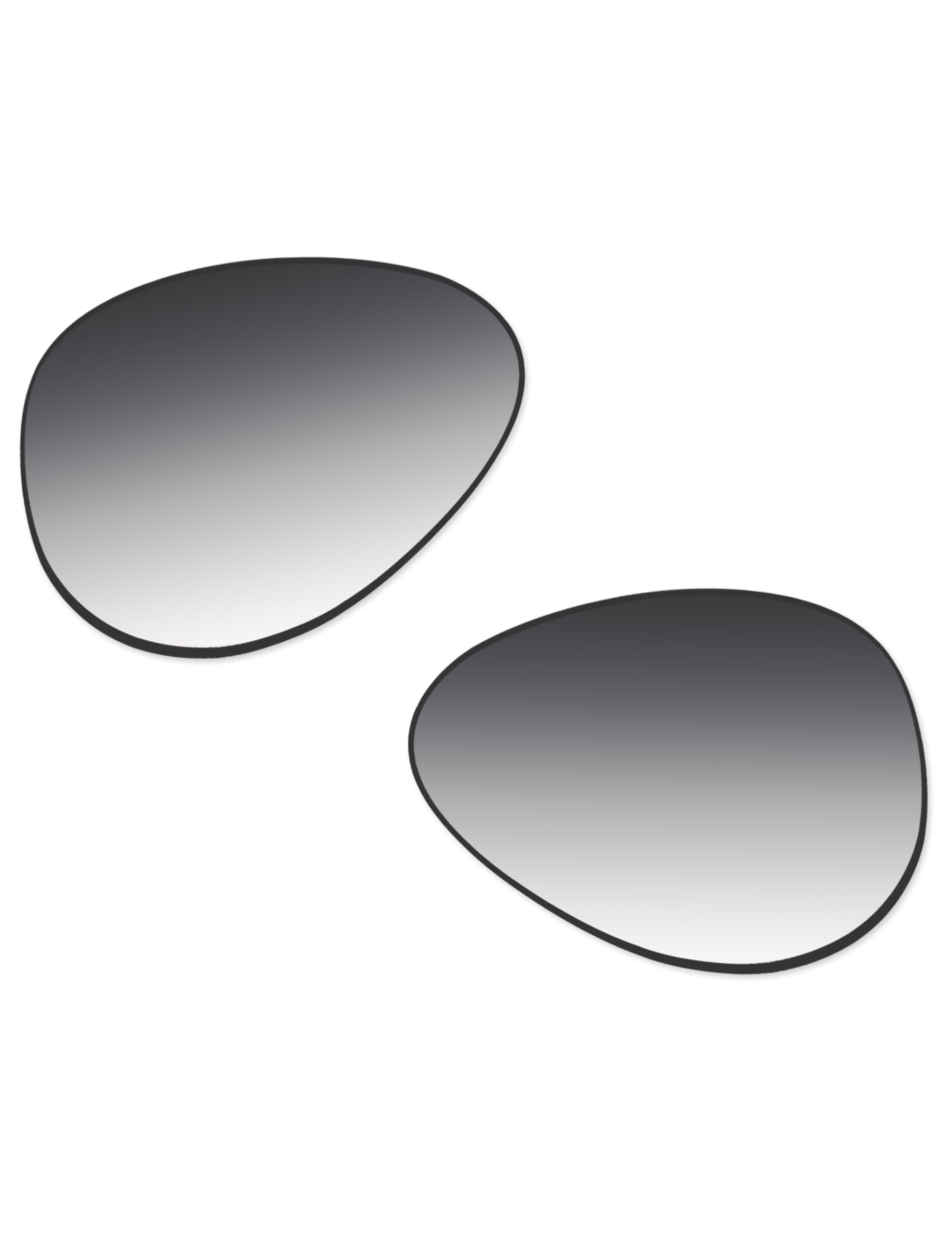 Vonxyz Lenses Replacement for Oakley Elmont M OO4119-58mm Sunglass - Grey Gradient