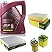 Produktbild QR-PARTS 69106950 Filter Set Inspektionspaket 5 Liter MANNOL Motoröl Energy Combi LL 5W-30 API SN/CF MANN-FILTER Luftfilter Innenraumfilter Ölfilter