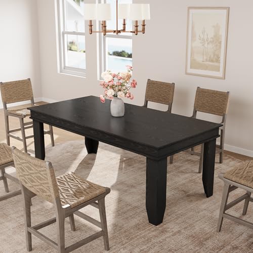 GAOMON Farmhouse Dining Table for 6-8 People, 71