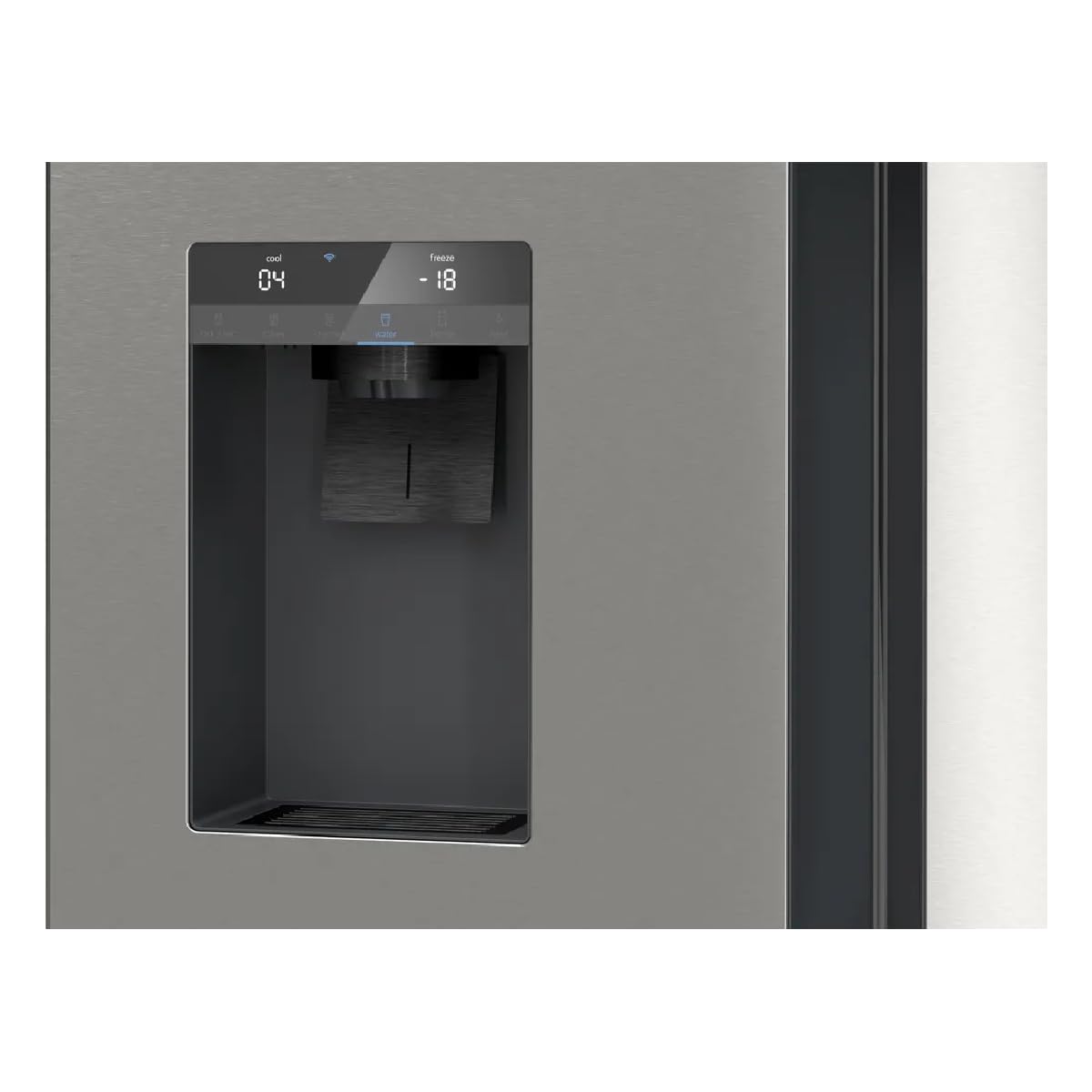 SIEMENS KF96DPPEA iQ700 - Frigorifero congelatore, 183 x 90,5 cm, raffreddamento da 574 l e congelatore da 199 l, noFrost, hyperFresh 0 gradi, luce LED, pannello posteriore in vetro illuminato con