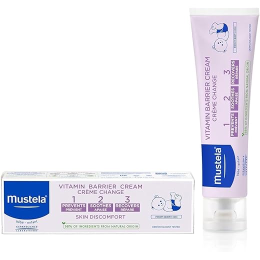 Mustela Baby Diaper Cream Fragrance-Free 50g