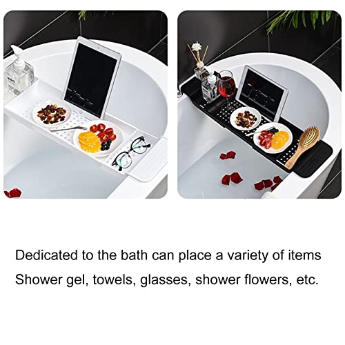 Étagère de bain multifonctionnelle plastique et support de rangement extensible