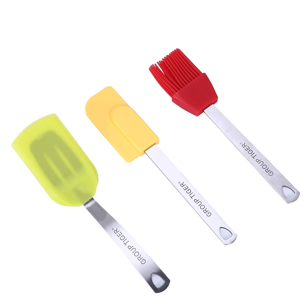 Juego De 5 Espátulas De Silicona Resistentes Al Calor - Núcleo Metal - 500°F