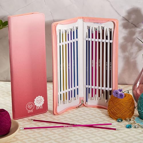 KnitPro Zing Deluxe Single Pointed Needle Set 12" (30cm), Multicolour - Image 4