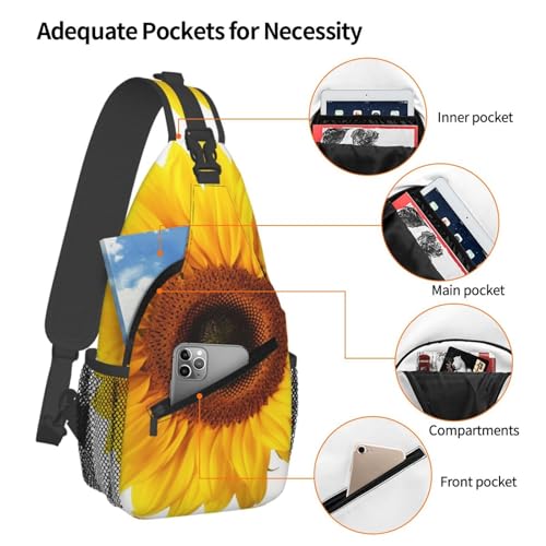 Bolso tipo bandolera cruzado para hombres y mujeres negro miniatura 4