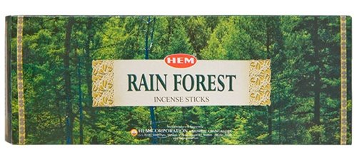 Rain Forest - 20 Stick Hex Tube - HEM Incense Hand Rolled In India