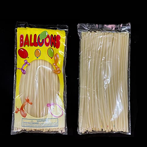 Image of 260 Balloons Clear, Long Skinny Balloon 260q Transparent, Twisting Balloons 100 Pcs, Globo Largo Blancos, Premium Magic Balloons, Modelling Thickening Clowns Balloons for Animals Making, Garland, Wedding, Baby Birthdays, Festival Decoration