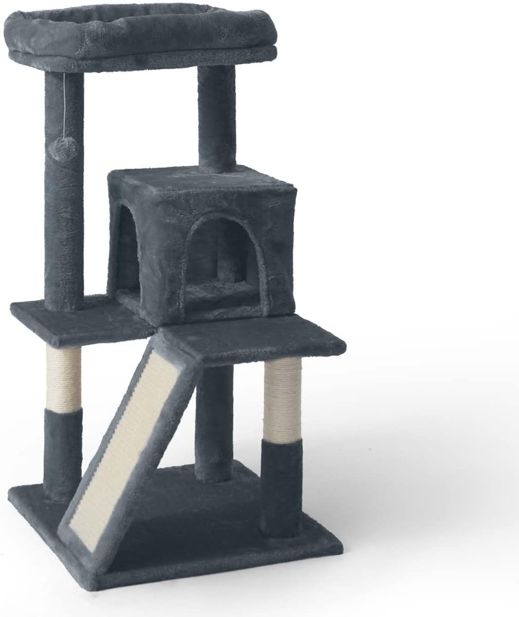 Go Pet Club 45" Tall Beige Cat Scratcher Cottage