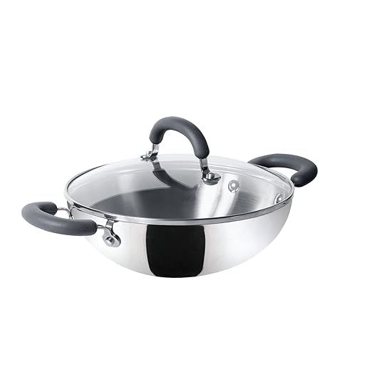 Buy Meyer Trivantage Nickel Free Stainless Steel Triply Kadai Steel