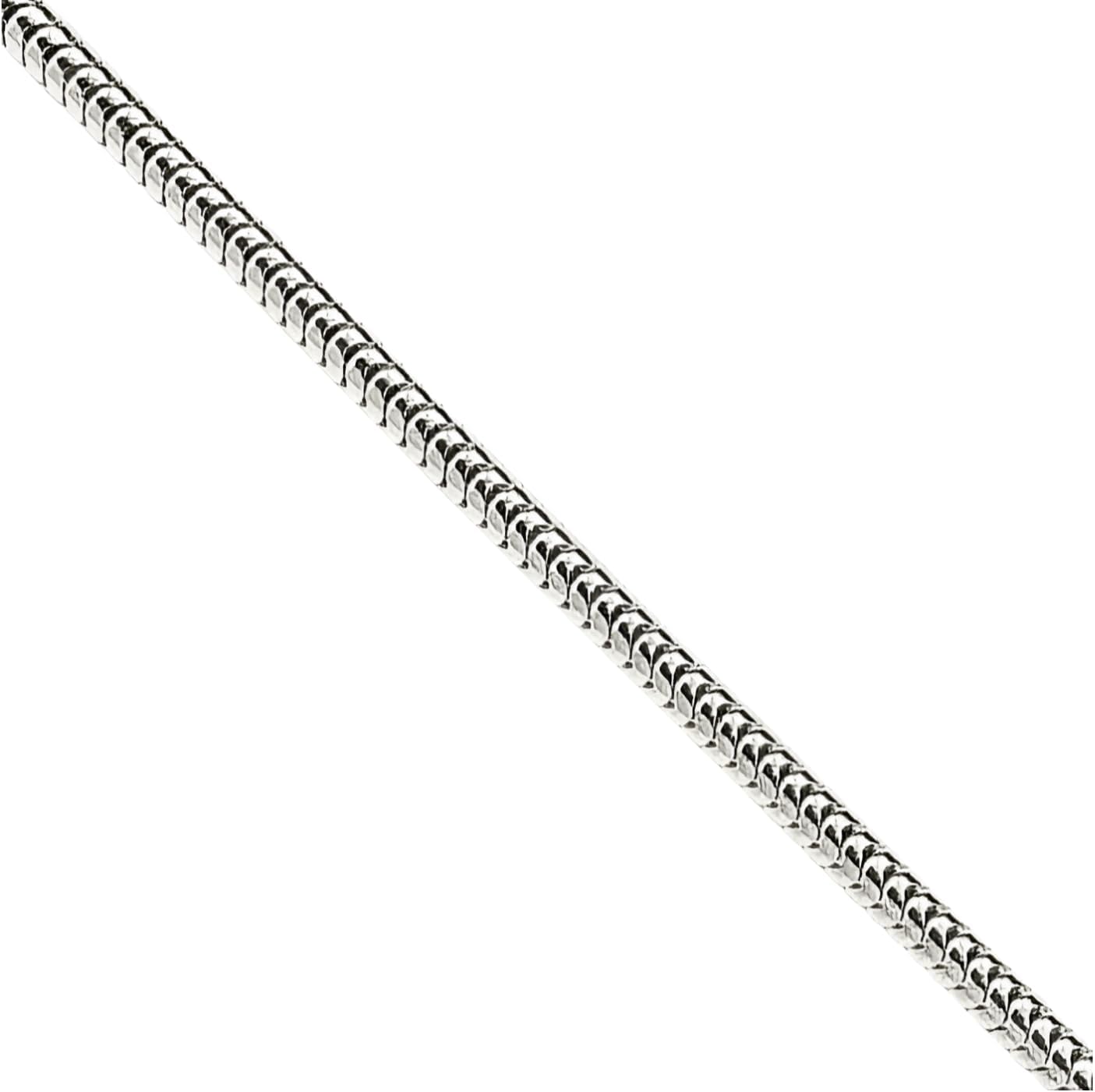 IceCarats 925 Sterling Silver Round 1mm Dainty Snake Chain Necklace Polished