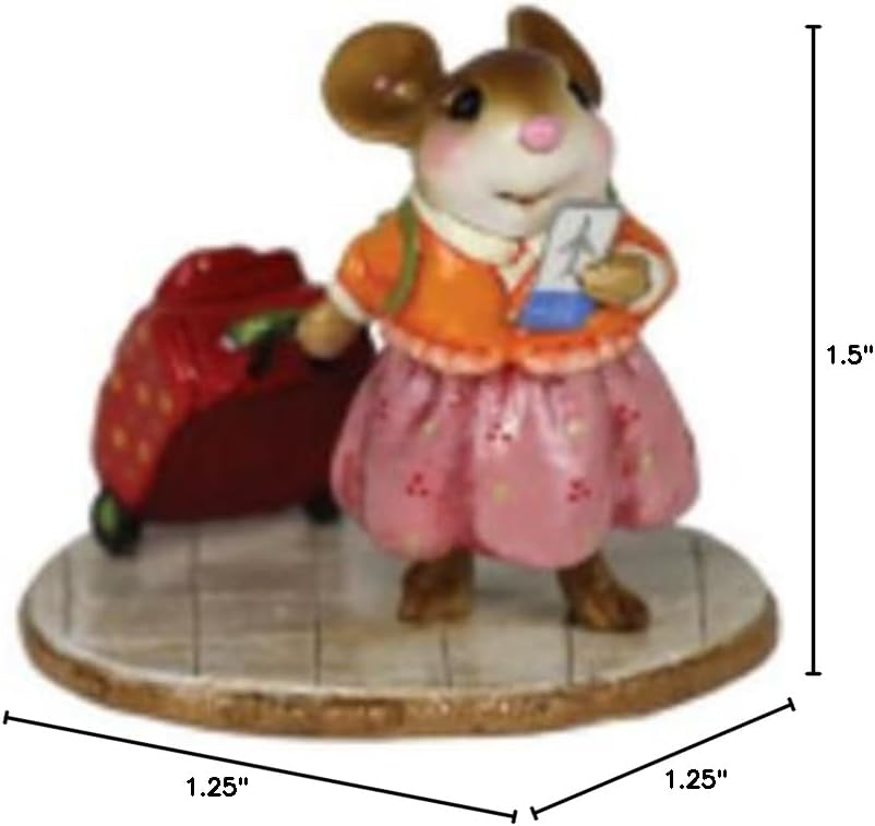 Wee Forest Folk M-724 Ticket to Ride! - Pink Skirt (New 2022)