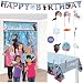 Frozen II Birthday Party Decorations - Frozen 2 Scene Setter with Photo Booth Props, Giant Birthday Banner Kit, Frozen 2 Table Cover and 1 Birthday Sticker