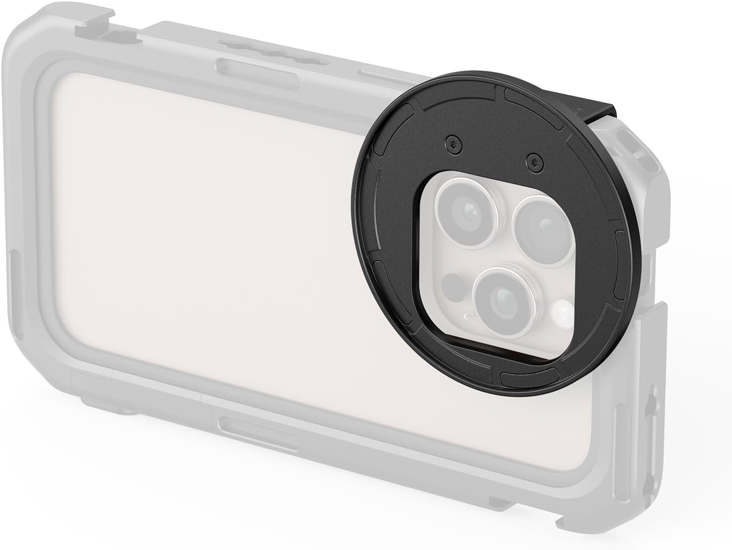 67mm Magnetic Filter Adapter Side Mount Version for iPhone 16 Series Cages, Quick Release Phone Lens Filter Ring, for iPhone 16 Pro Max Cage 5006/16 Pro Cage 5008-5010