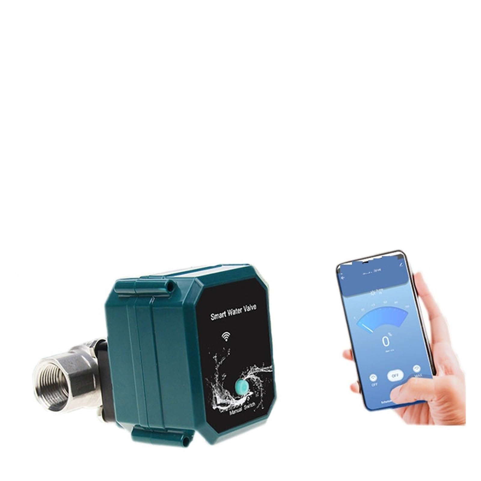 Vanne à bille d'eau intelligente Tuya DN20 pour éviter le gaspillage d'eau