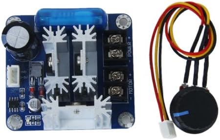 TOOGOO(R) DC6V-90V 15A Pulse Width PWM DC Motor Speed Controller Switch