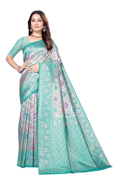 Dharmavaram Kanjivaram Silk Sarees with meenakari weaves-picture-15