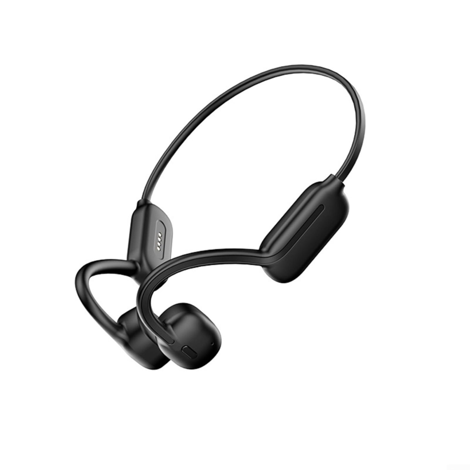 Cuffie a conduzione ossea 32G 5.3 IPX8 lettore MP3 impermeabile per nuoto corsa (grigio-arancione)
