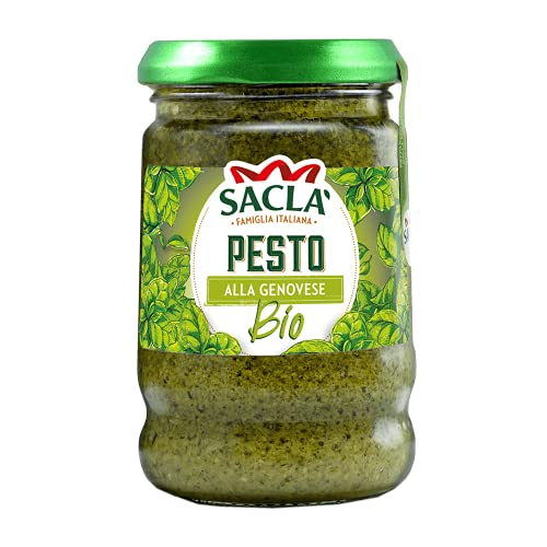 Saclà Bio Pesto alla Genovese | Bioqualität | Nach traditioneller Art | IT-BIO-014 | 190g Cover