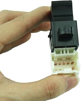 Compatible with Nissan for X-Trail T30 2001-2013 6 Pin Car Window Lifter Control Switch Button 25411-0V000 Power Window Switch