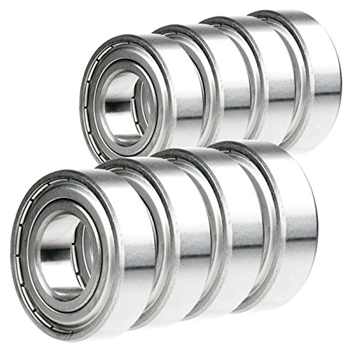 8X 6312-ZZ Ball Bearing 60mm x 130mm x 31mm Double Shielded 