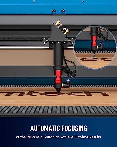 OMTech 100W CO2 Laser Engraver | 24"x40" Autofocus and Autolift | Industrial Laser Cutter with 2-Way Pass Air Assist, Water Pump | Precision Cutting and Engraving for Wood, Glass, Acrylic, More - Image 3