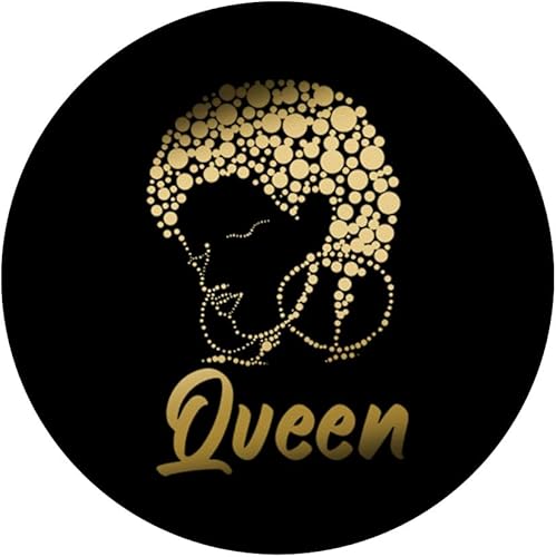 Miniatura 3 de Queen Circle Art - Soporte y agarre para teléfonos y tabletas, diseño étnico africano