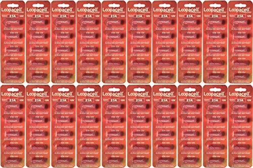 Loopacell Batería Alcalina 12V MN21 A23 100 Pack