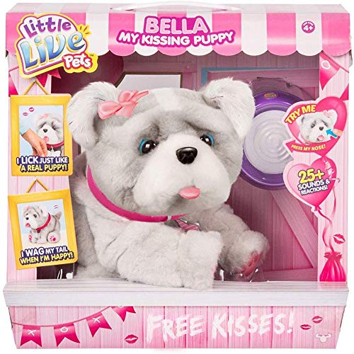 Little Live Pets Bella My Kissing Puppy Dog Interactive Plush Pal Little Live Pets Bella My Kissing Puppy Dog Interactive Plush Pal