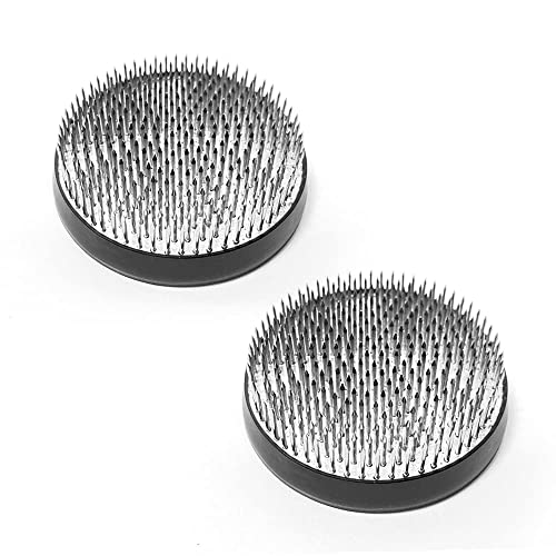 alladaga Broche con forma de rana, de acero inoxidable, redondo, soporte para arreglos florales (7 cm, 2 unidades) Cover