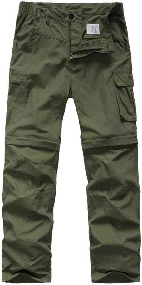 Kids' Cargo Pants, Boy's Casual Outdoor Quick Dry Waterproof Hiking Climbing Convertible Trousers #9016