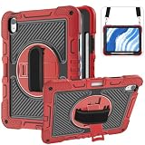 Anti-Yellowing Tablet Case Shockproof Protective Cover 360 Degree Rotating Stand Case Compatible with iPad Air 6 11"/Air 5 10.9"/Air 4 10.9" Tablet Case co