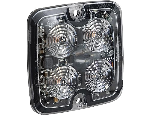 Image of Buyers Products, 2in. LED Emergency Safety Truck Warning Flash Strobe Light, Light Type LED, Lens Color Amber, Included (qty.) 1 Model# 8892140