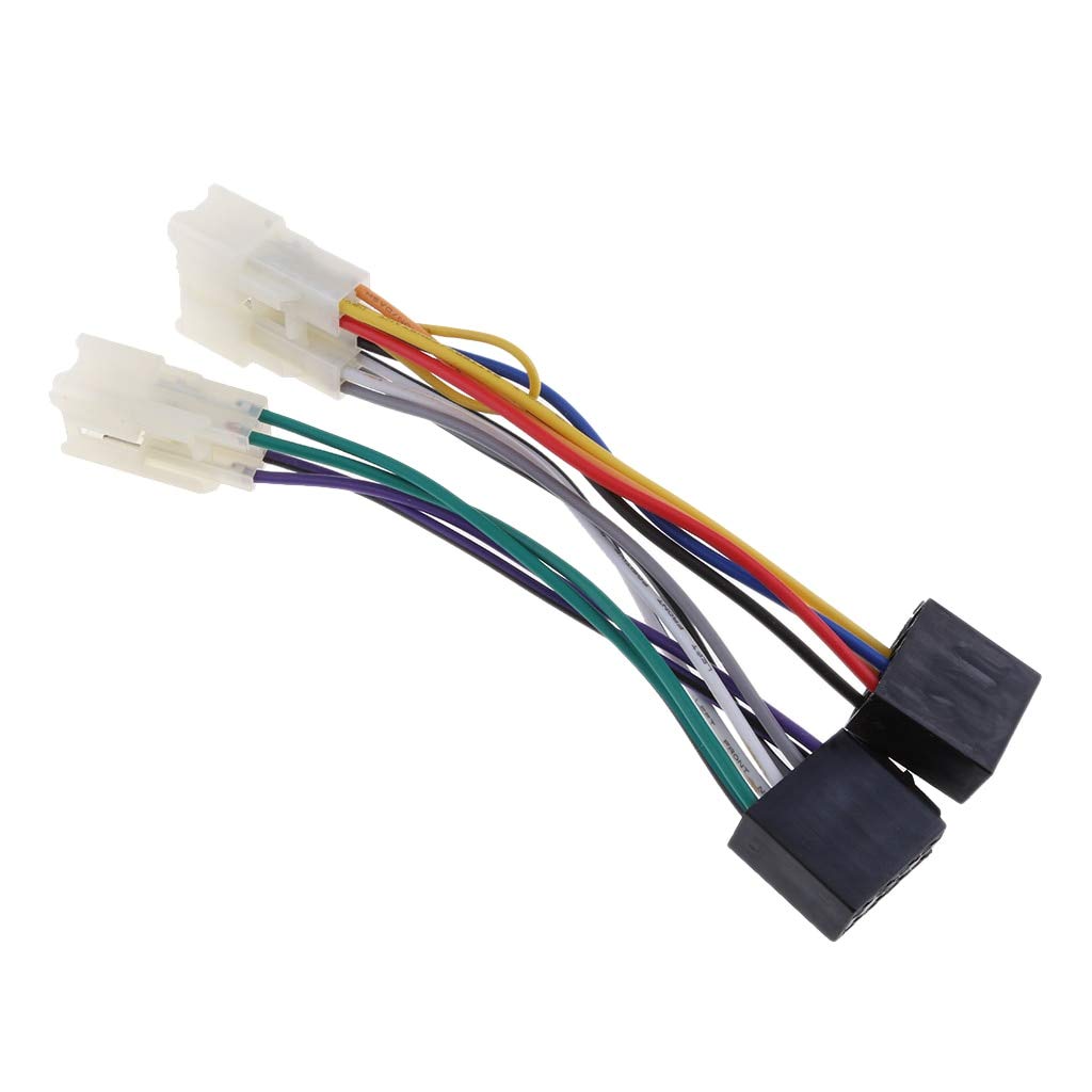 Buy For Toyota Yaris Iso Lead Wiring Stereo Head Unit Harness Adaptor