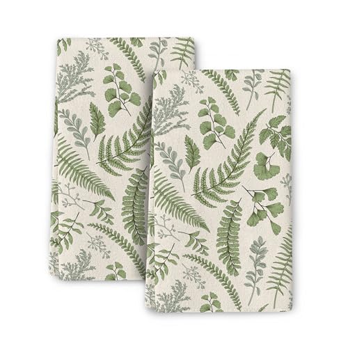 Wovoto Cute Botanic Dish Towels for Drying Dishes,...
