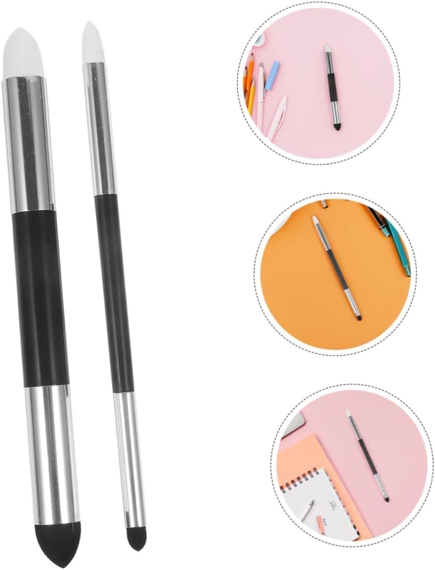 2pcs Sketch Blending Sponges for Precision Erasing and Detail Correction Washable Drawing Tools for Highlighting and Shadowing Art for Students and Professionals