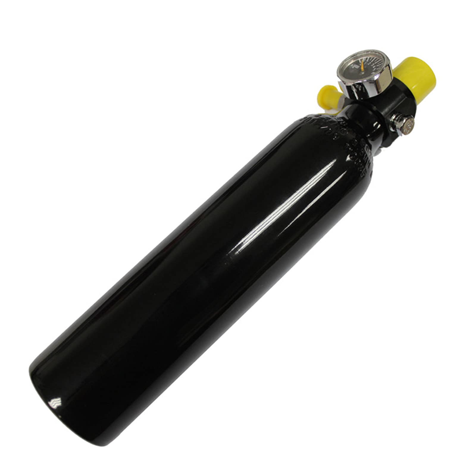 Réservoir de paintball 0.22L haute pression avec valve robuste en aluminium