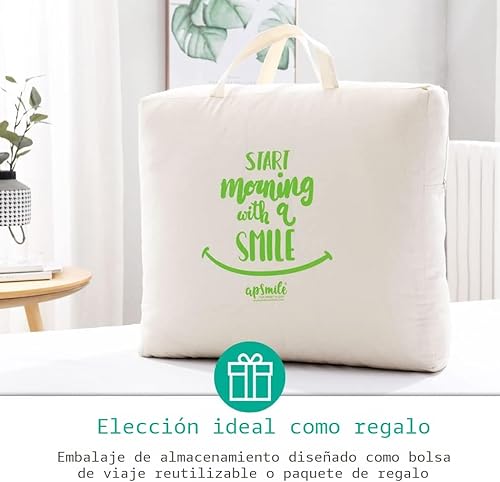 Miniatura 8 de APSMILE Edredón de plumón de fibras de plumas tamaño King, relleno de edredón lujoso para todas las estaciones, edredón de alta voluminosidad de la