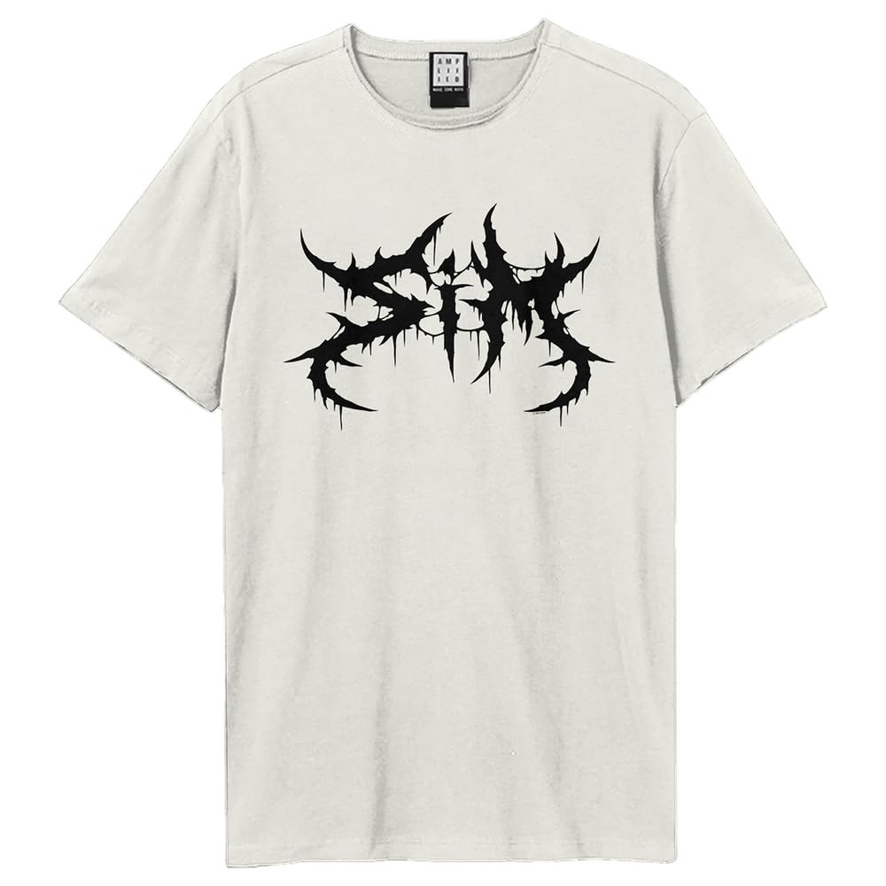 Amplified Koszulka unisex z logo SiM dla dorosłych